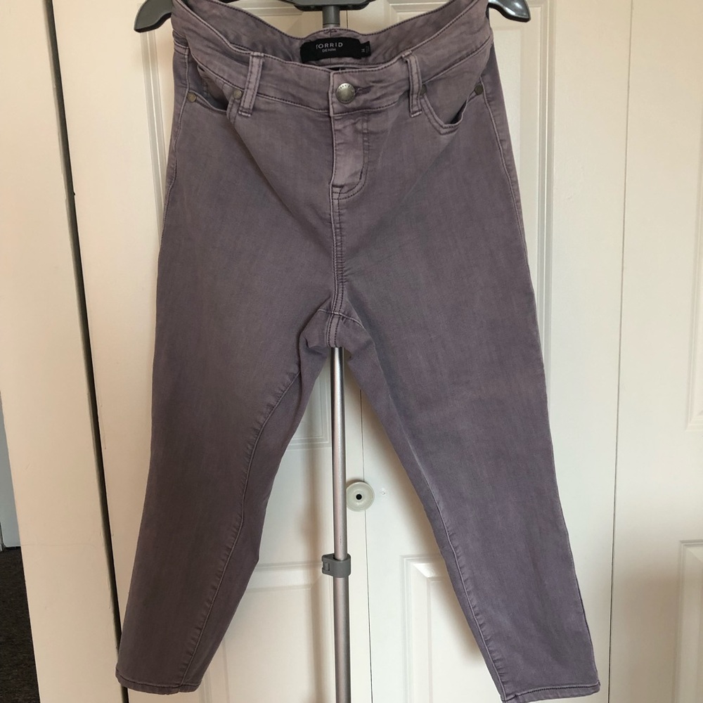 Torrid Ankle Cropped Jeans